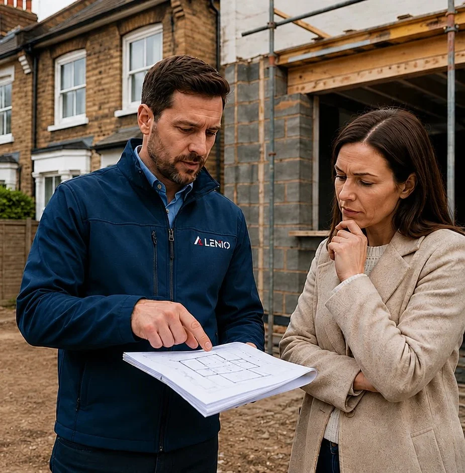LENIO party wall surveyor preparing a Party Wall Notice for a London property